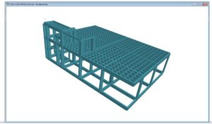 Renderizado estructural Cabaña tepoz 1